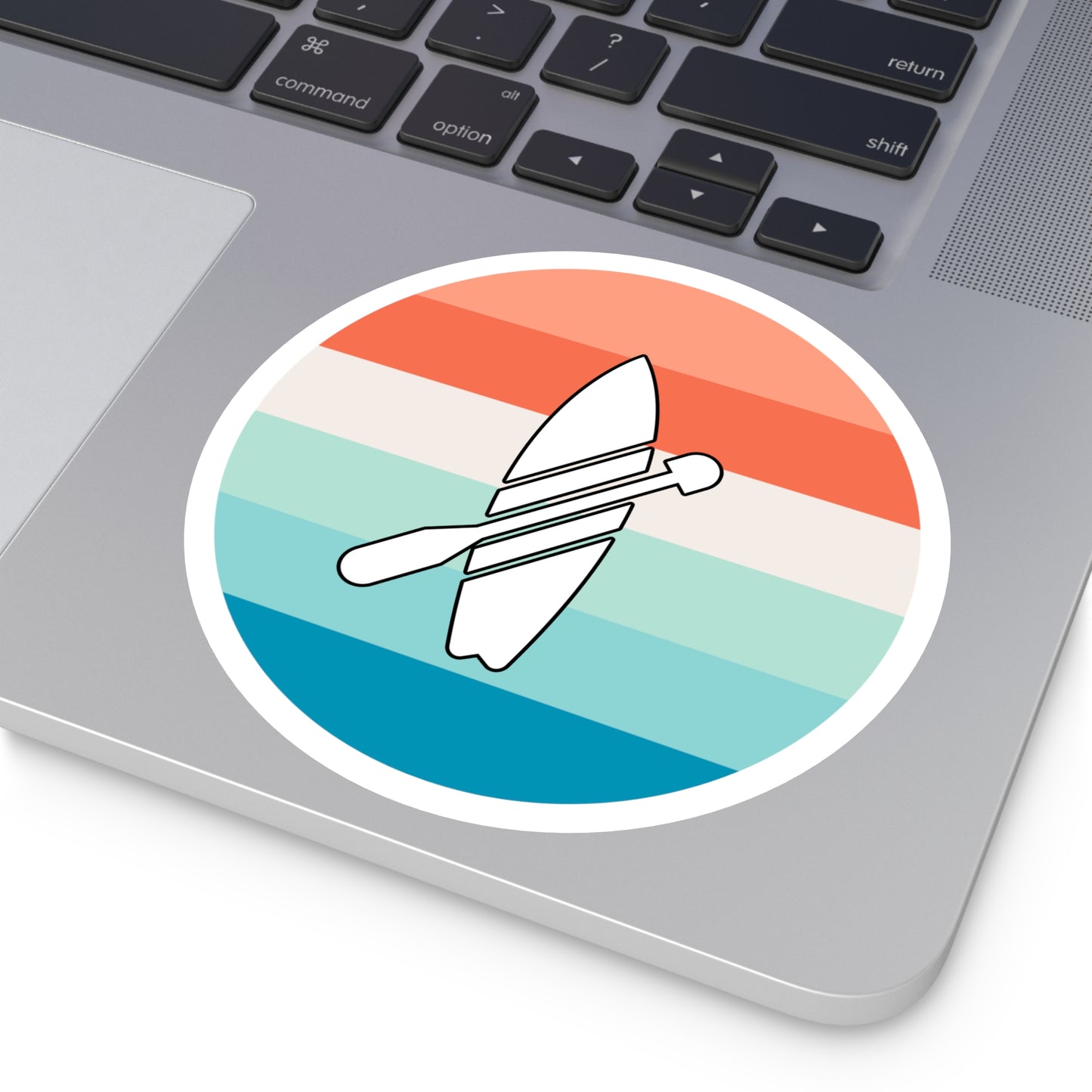 Multicolor Paddleboarding Sticker, Indoor\Outdoor