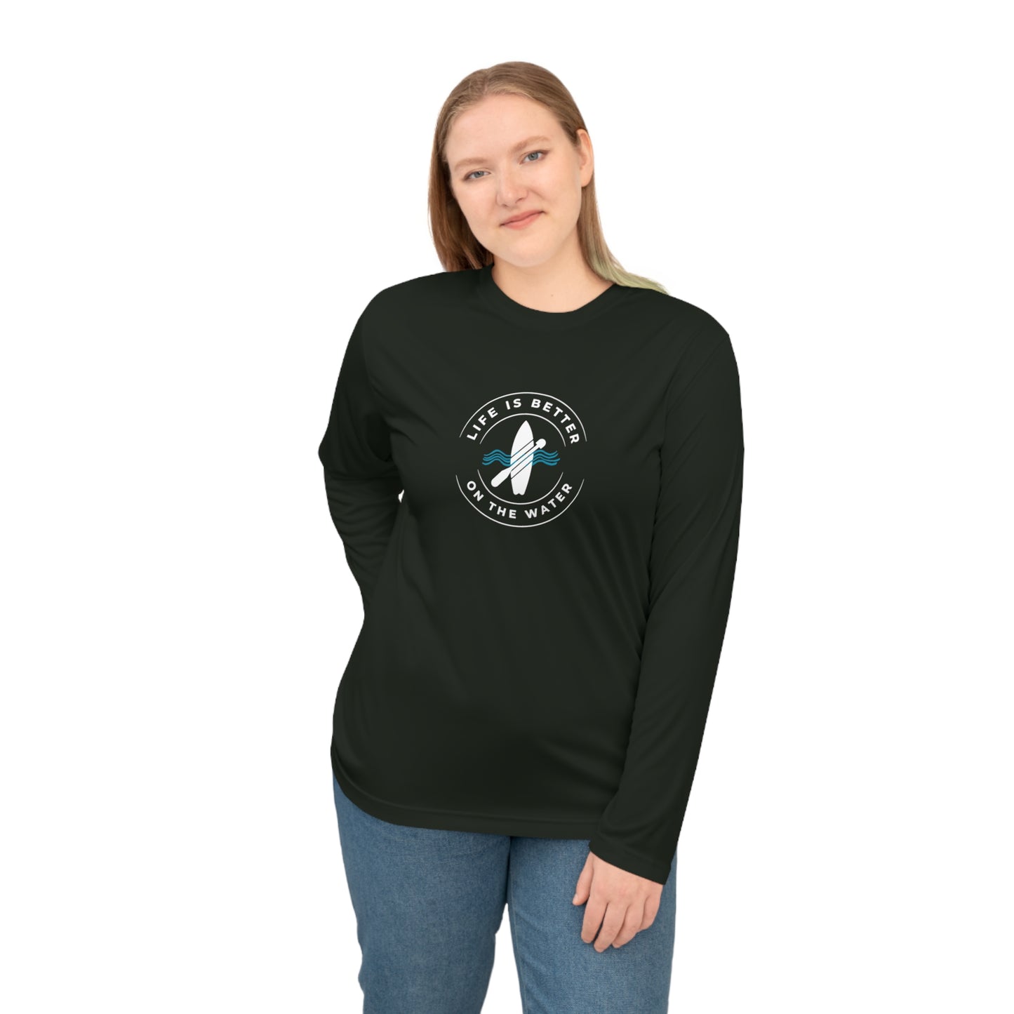 Life Is Better On The Water Paddleboard Performance Long Sleeve Shirt