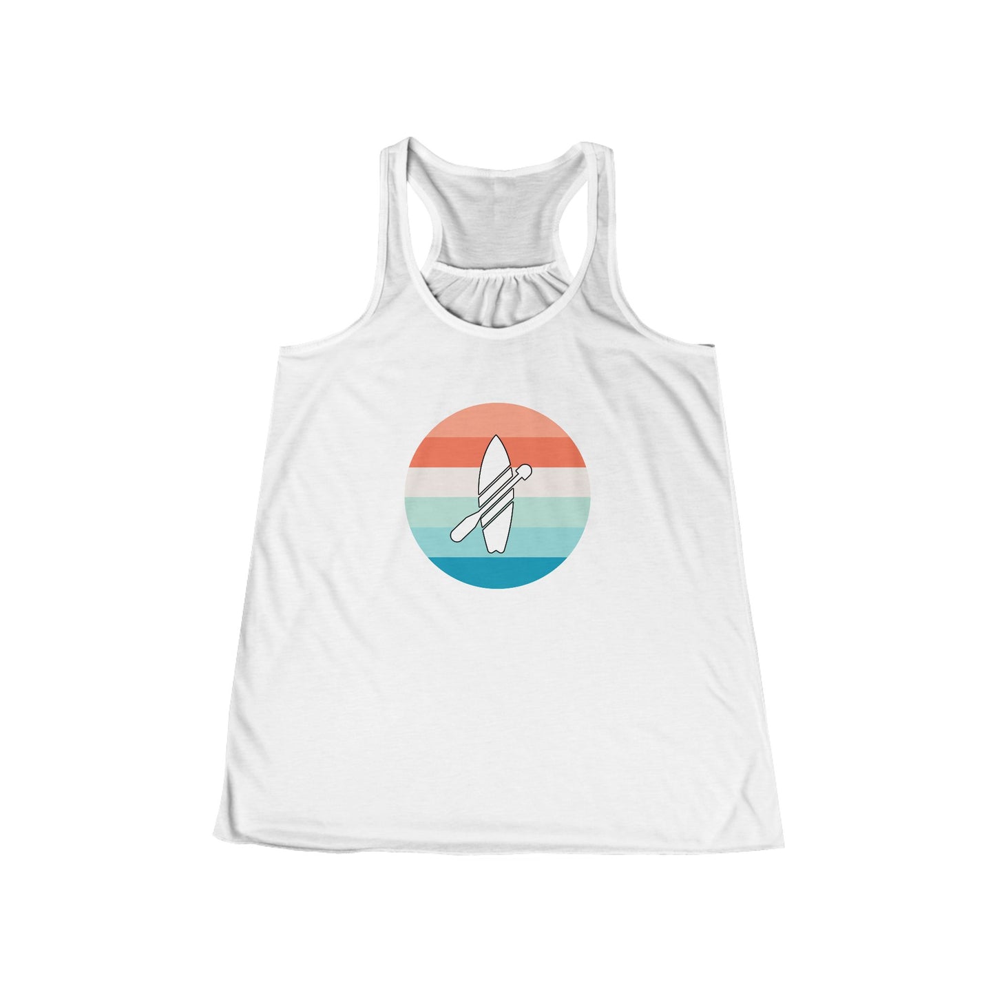 Multicolor Paddleboarding Jersey Tank Top
