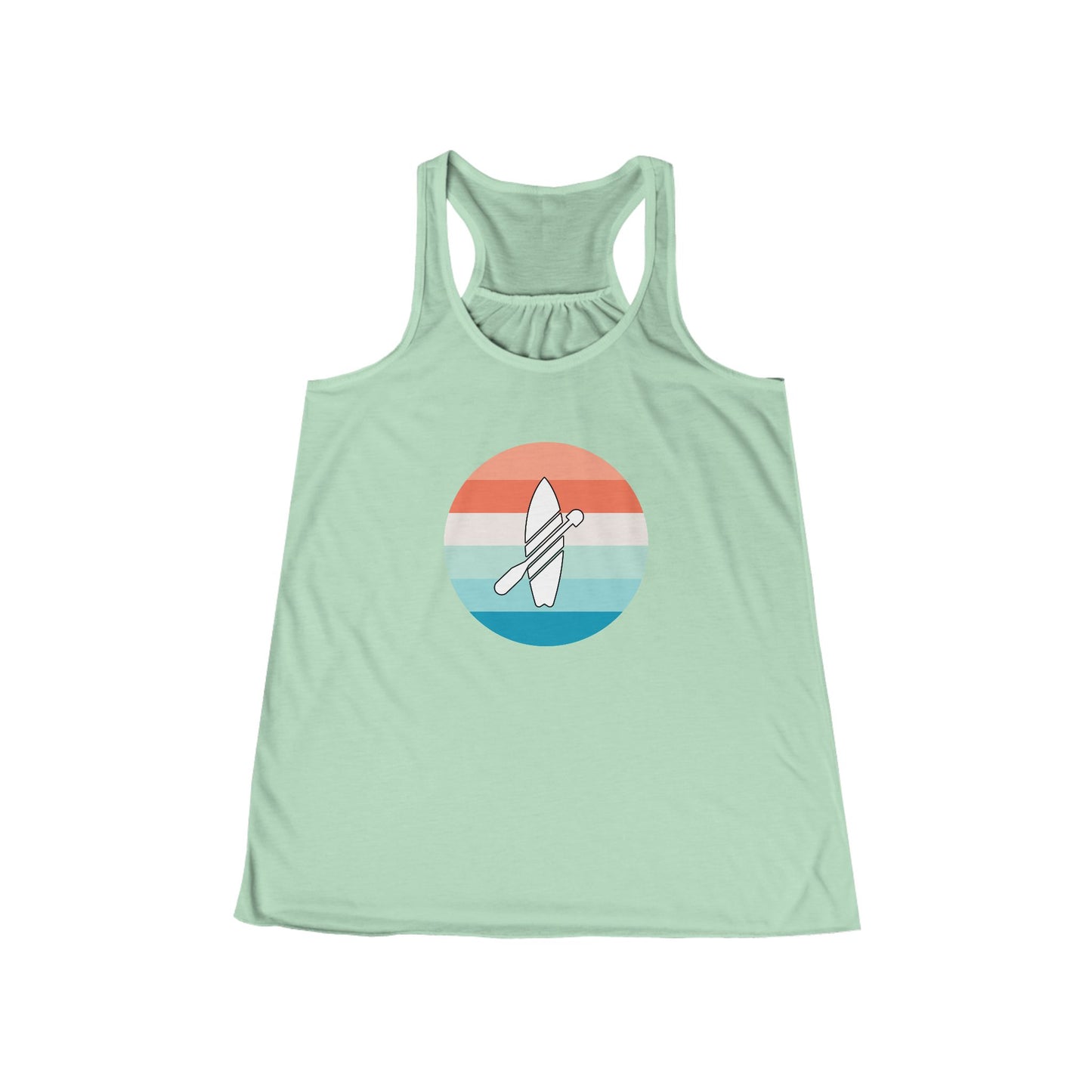 Multicolor Paddleboarding Jersey Tank Top