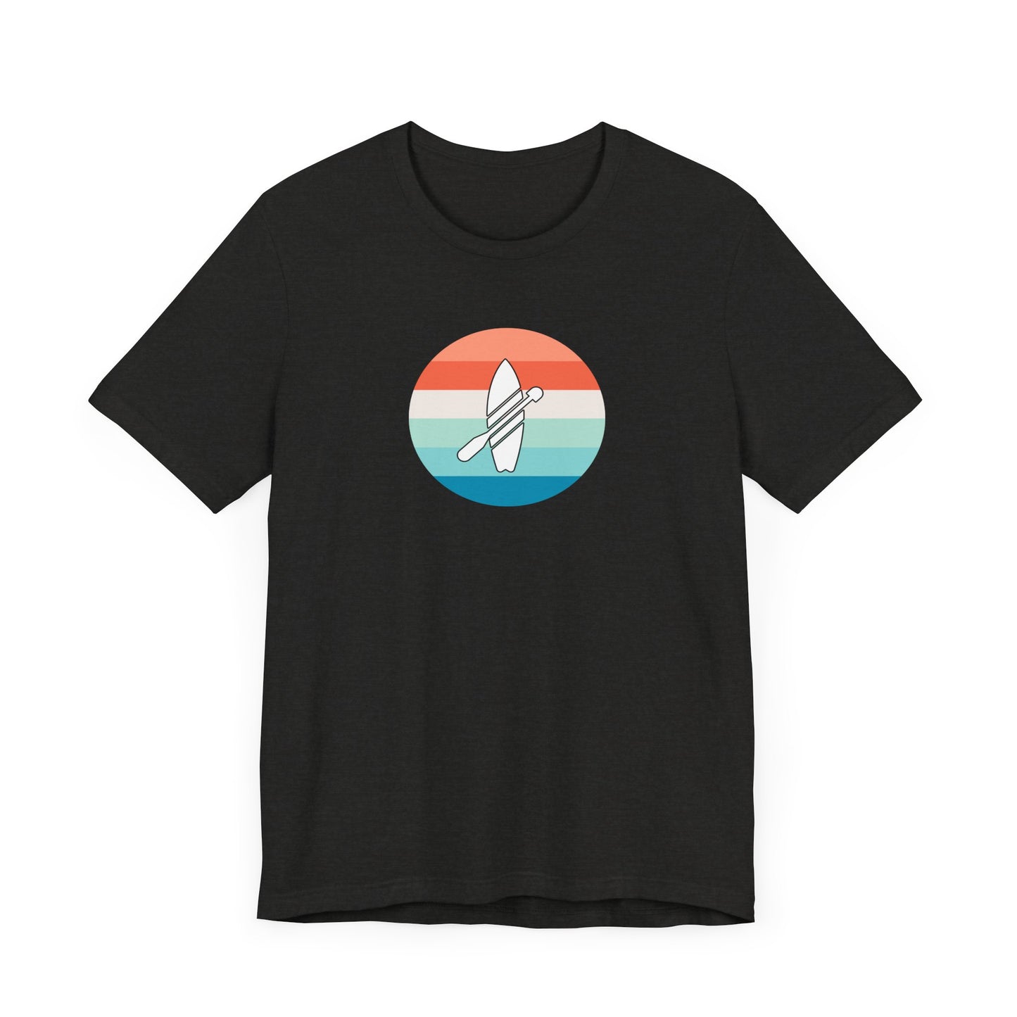 Multicolor Paddleboarding Jersey Short Sleeve Tee
