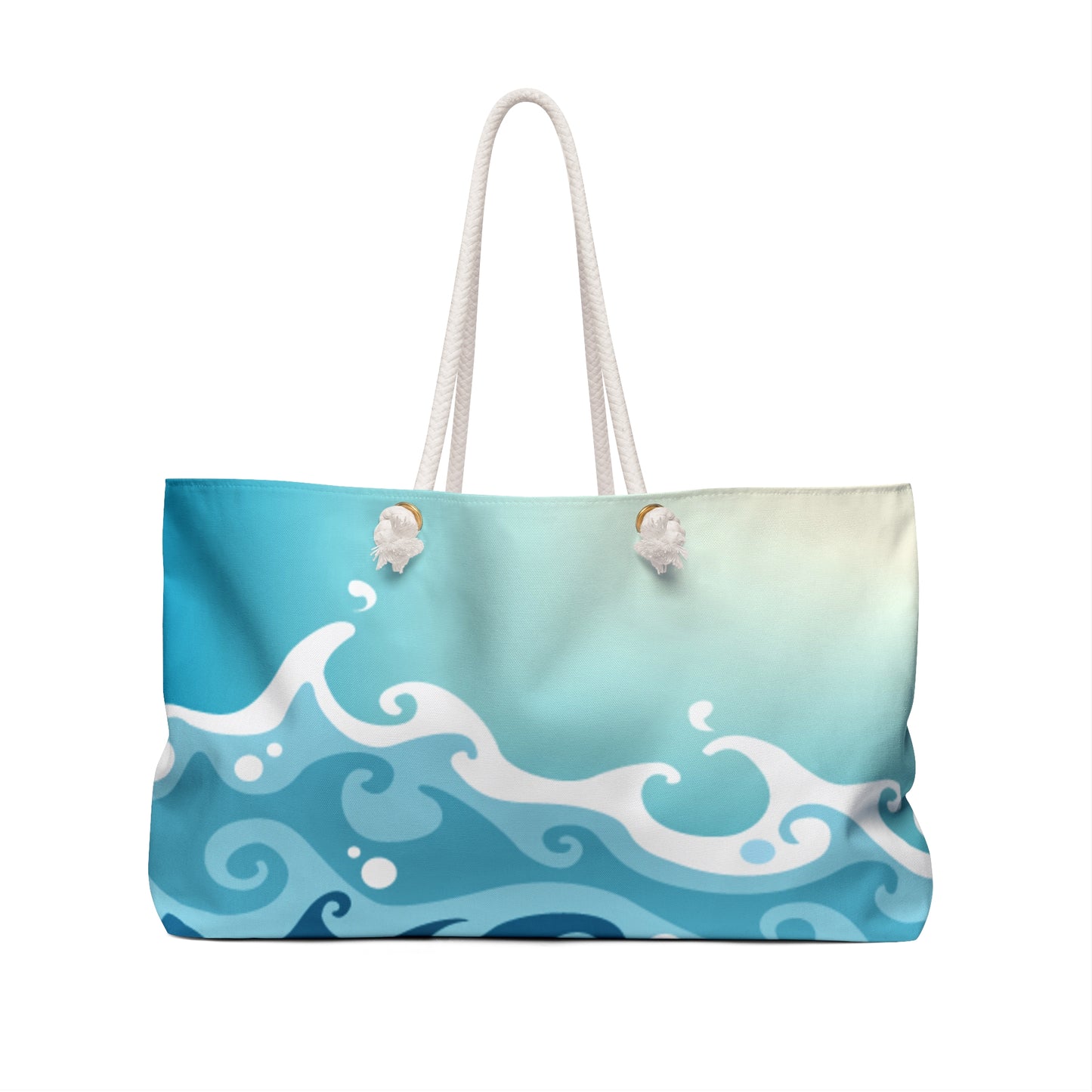 Blue Waves Weekender Tote Bag