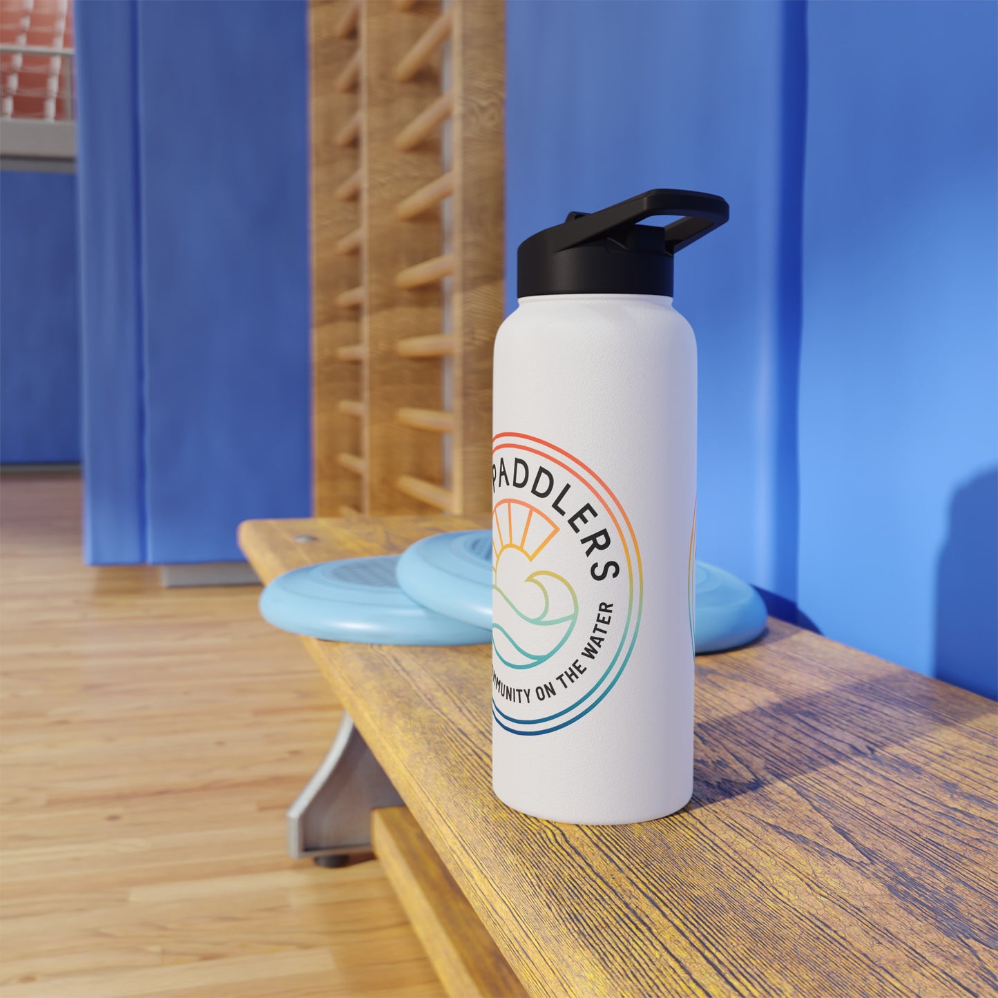 Girl Paddlers Stainless Steel Water Bottle, Standard Lid