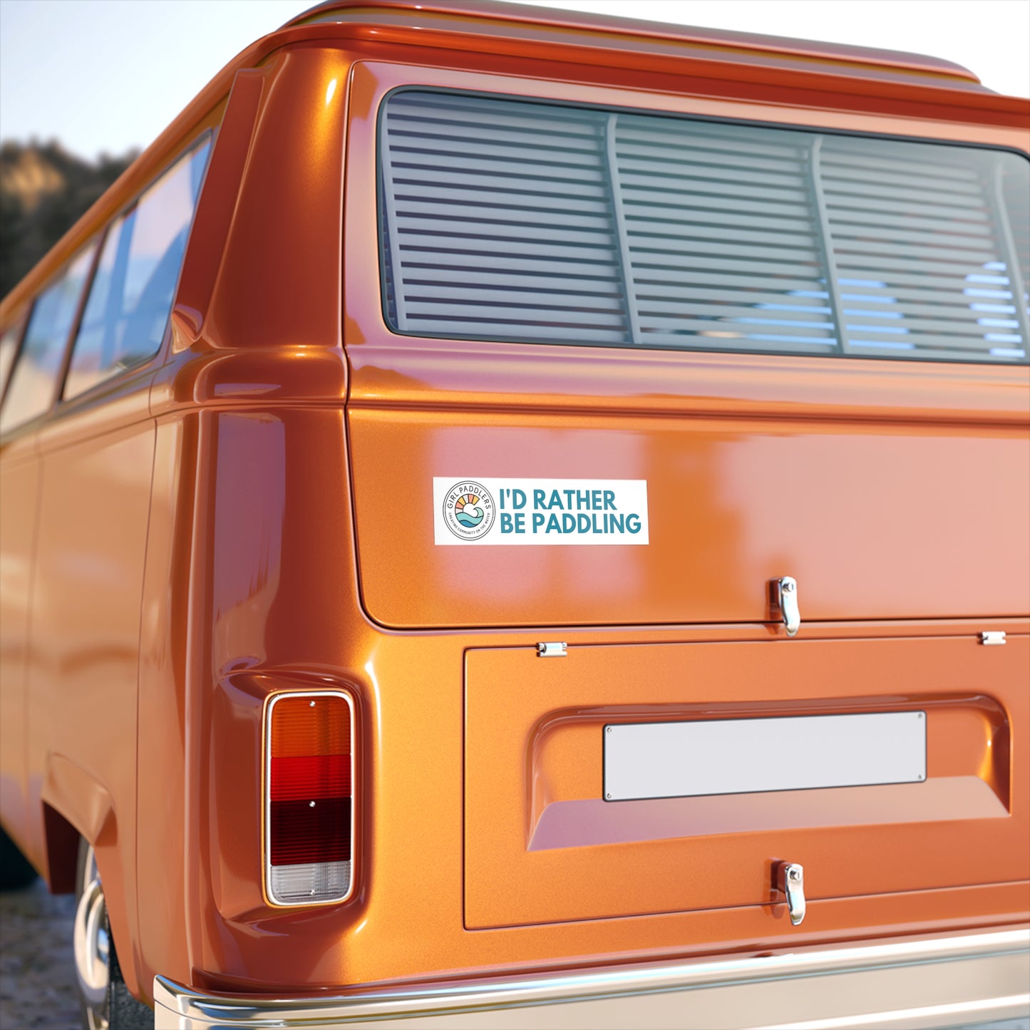 "I'd Rather Be Paddling" Bumper Stickers