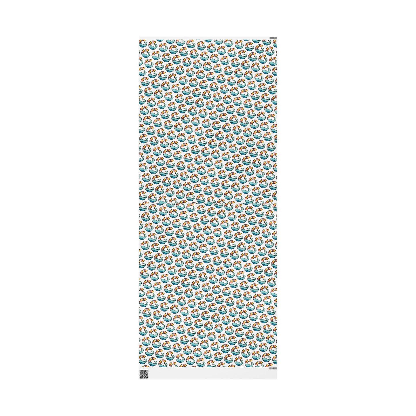 Girl Paddles Monogram Wrapping Paper