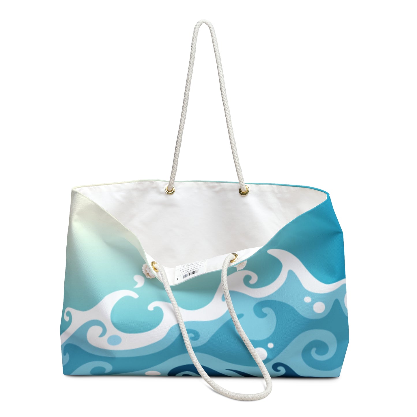Blue Waves Weekender Tote Bag