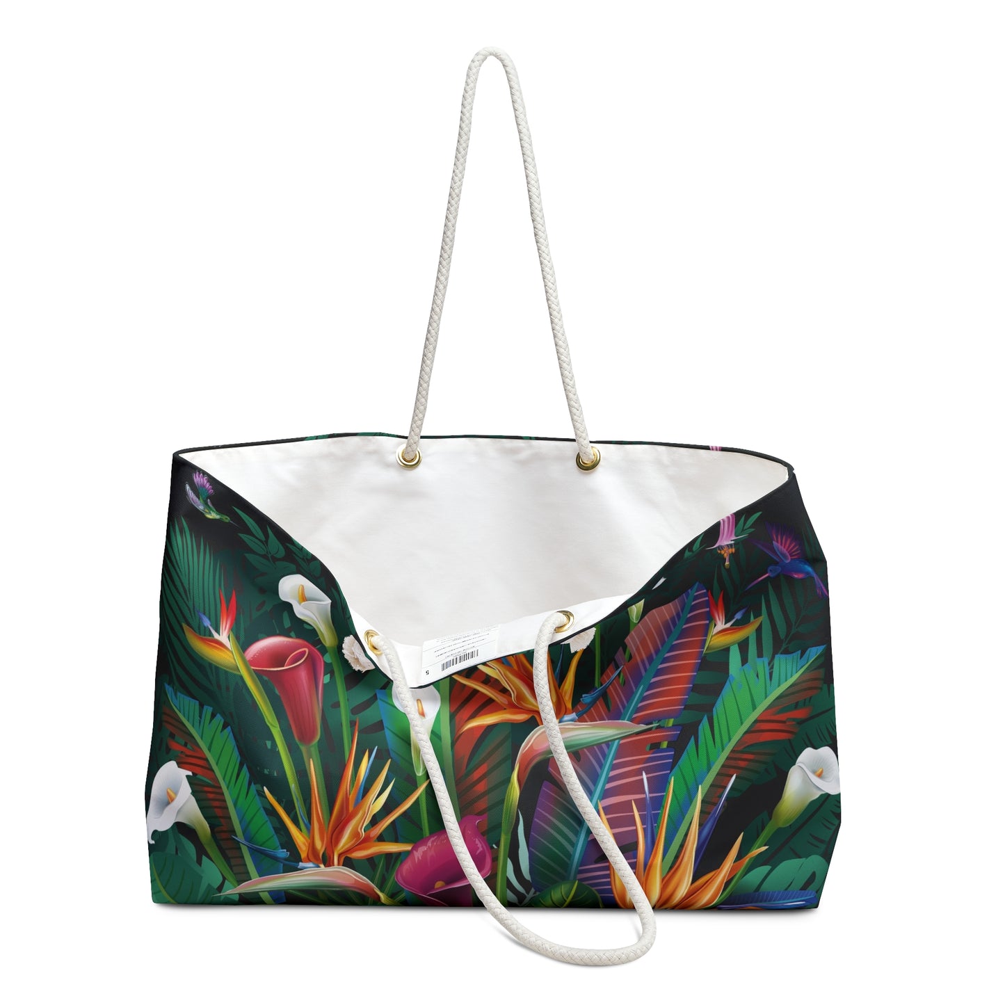 Tropical Flowers Weekender Tote Bag