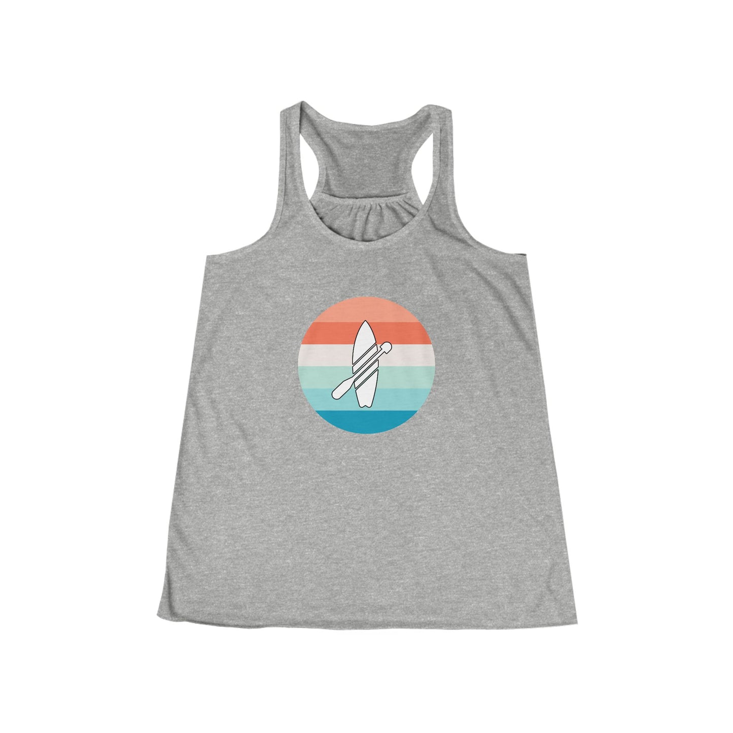Multicolor Paddleboarding Jersey Tank Top
