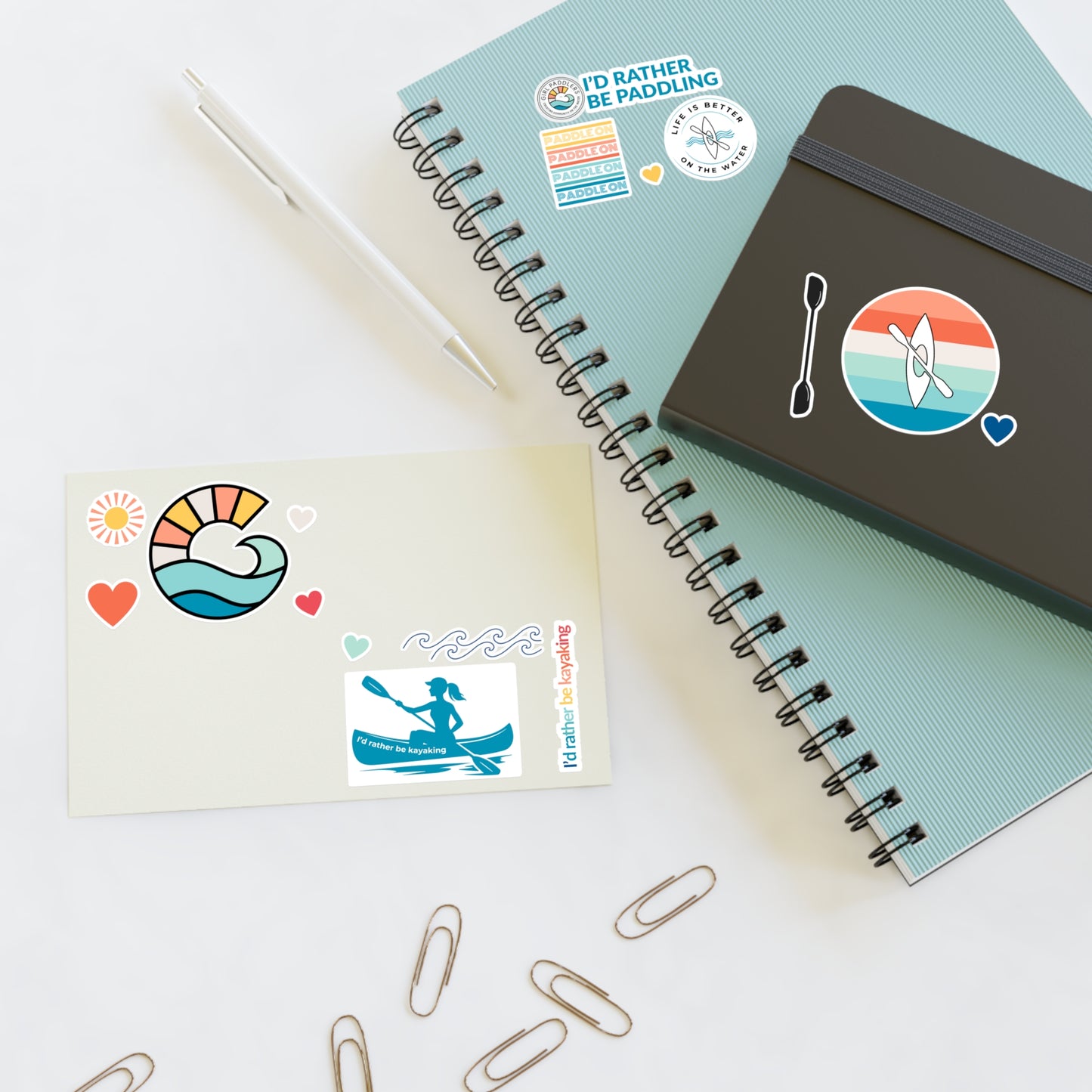 Kayaking Sticker Sheets