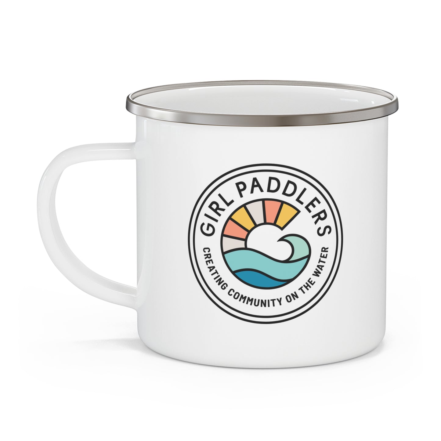 Girl Paddlers Camping Mug