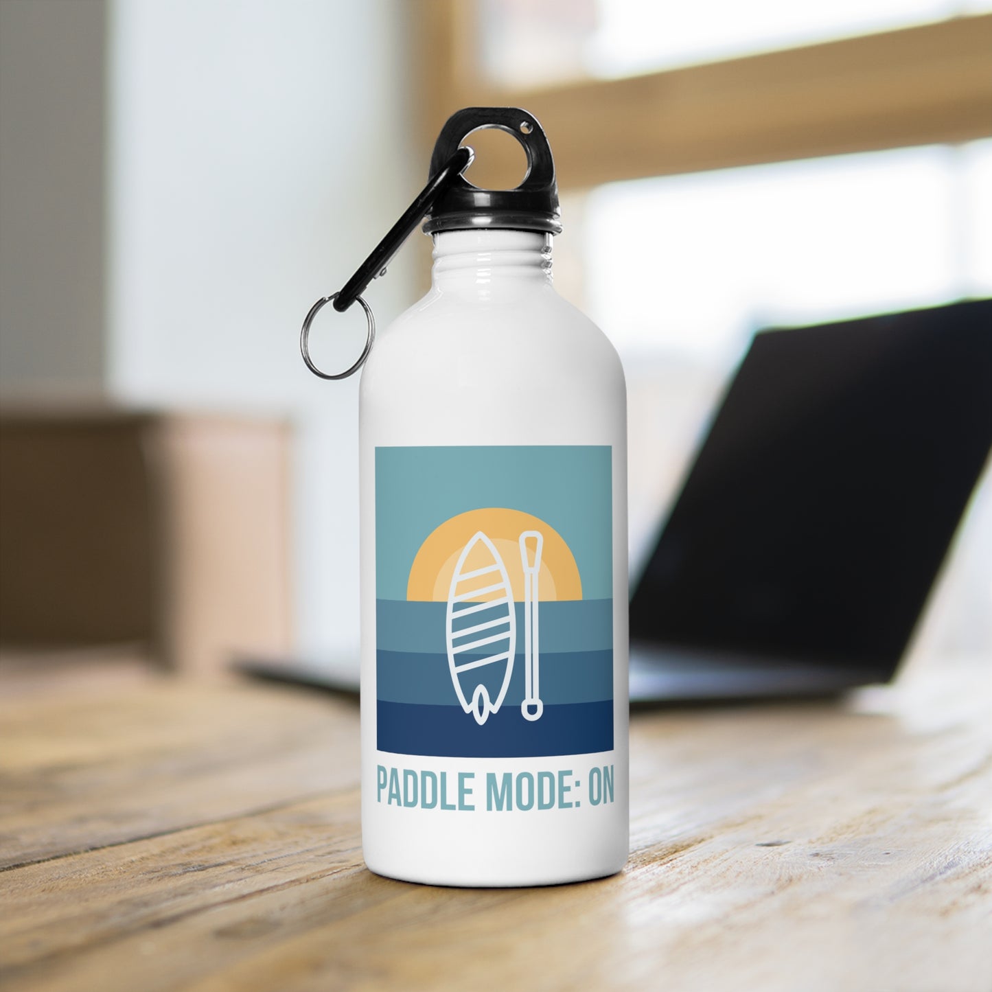 SUP Paddle Mode: On! Stainless Steel Water Bottle