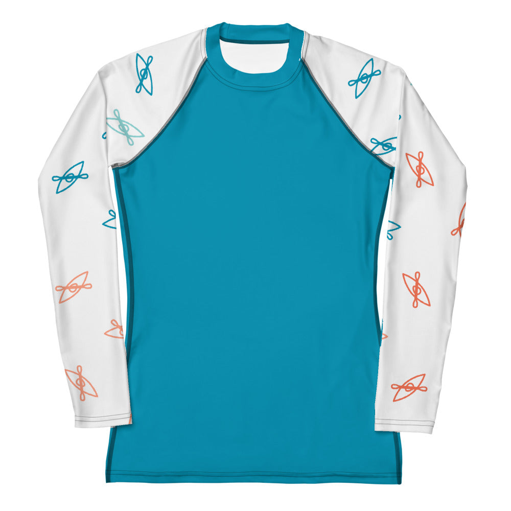 Blue Kayak Icon Women's Rash Guard