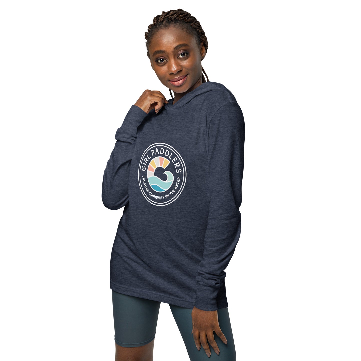 Girl Paddlers Solid Logo long-sleeve tee (Lightweight)