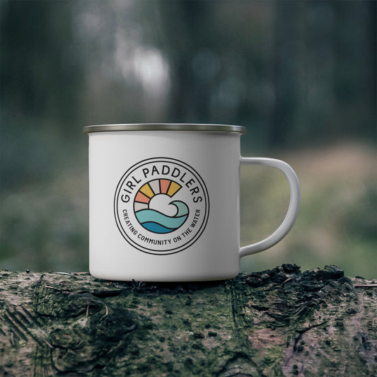 Girl Paddlers Camping Mug