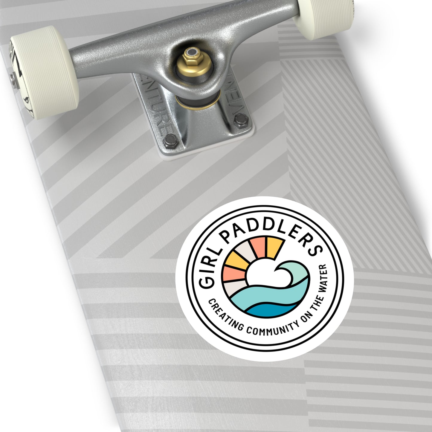 Girl Paddlers Logo Sticker, Indoor\Outdoor