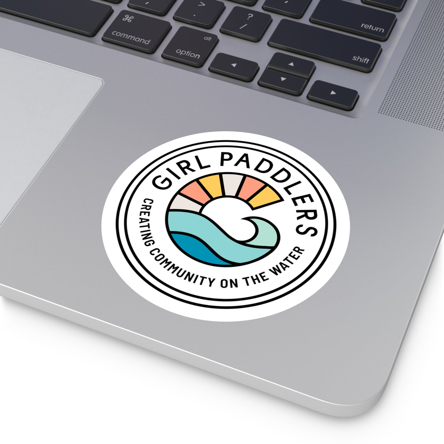 Girl Paddlers Logo Sticker, Indoor\Outdoor