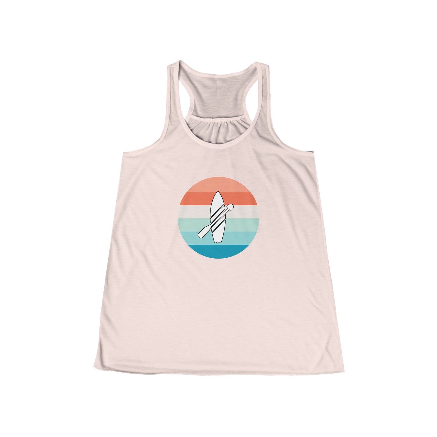 Multicolor Paddleboarding Jersey Tank Top