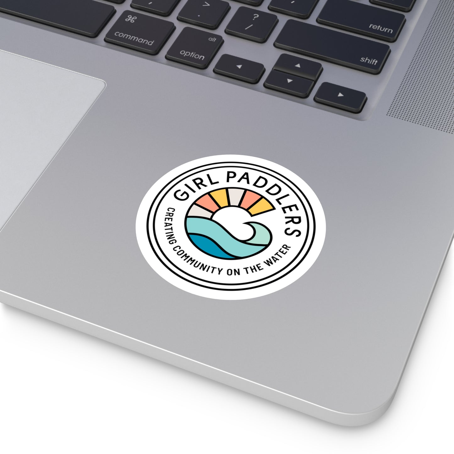 Girl Paddlers Logo Sticker, Indoor\Outdoor