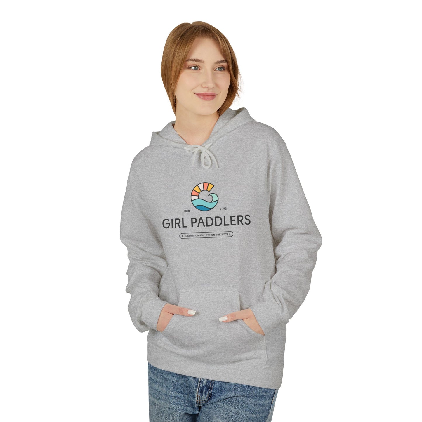 Girl Paddlers Midweight Fleece Hoodie