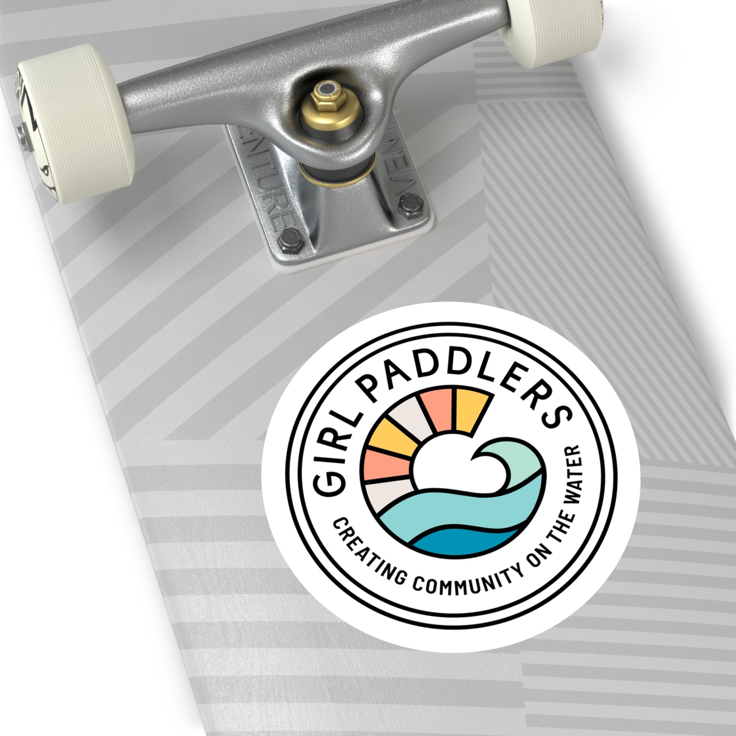 Girl Paddlers Logo Sticker, Indoor\Outdoor