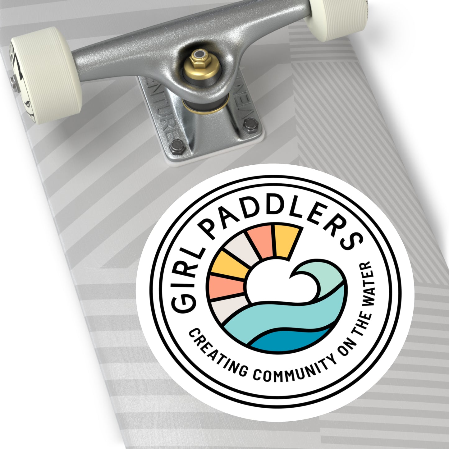 Girl Paddlers Logo Sticker, Indoor\Outdoor