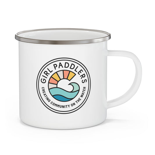 Girl Paddlers Camping Mug