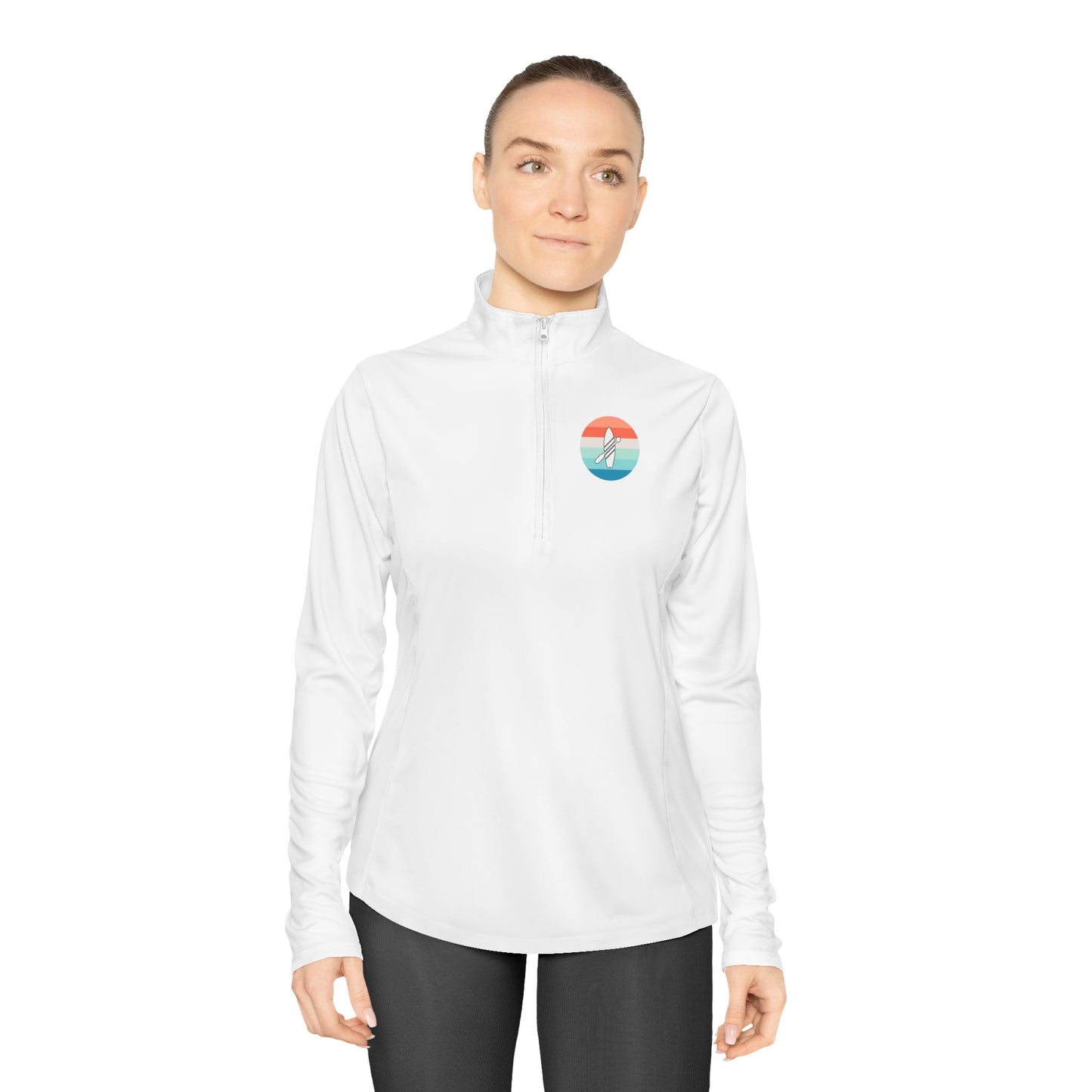 Multicolor Paddleboarding Women's Pullover