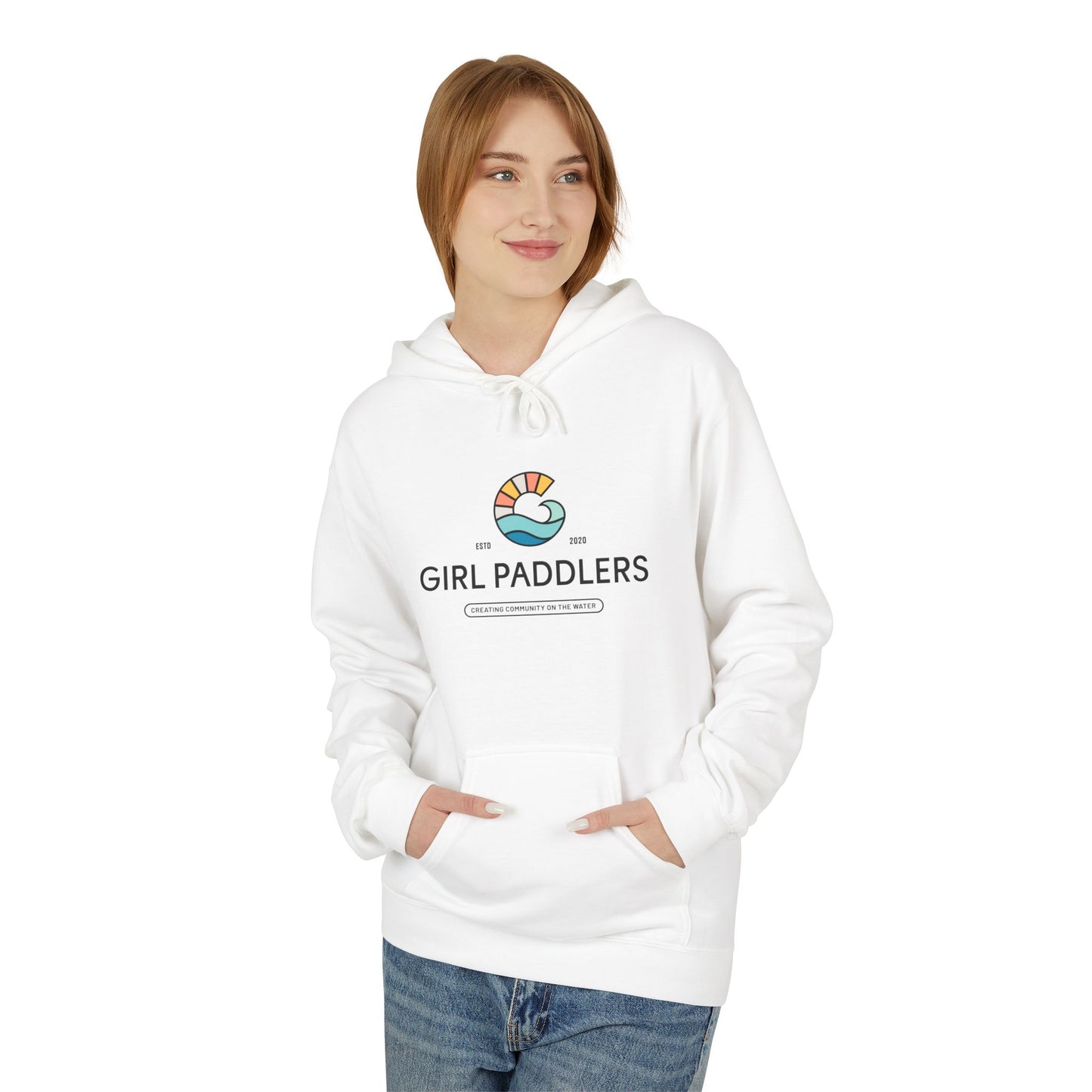 Girl Paddlers Midweight Fleece Hoodie