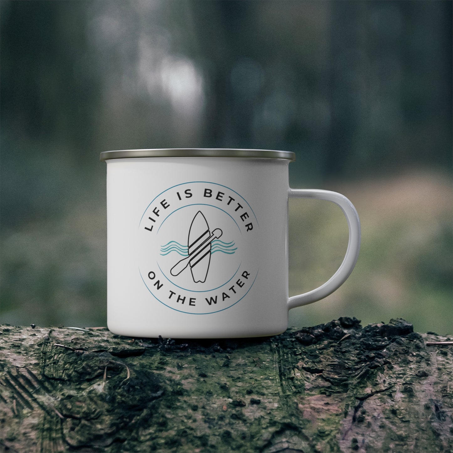 Life Is Better On The Water Paddleboard Camping Mug