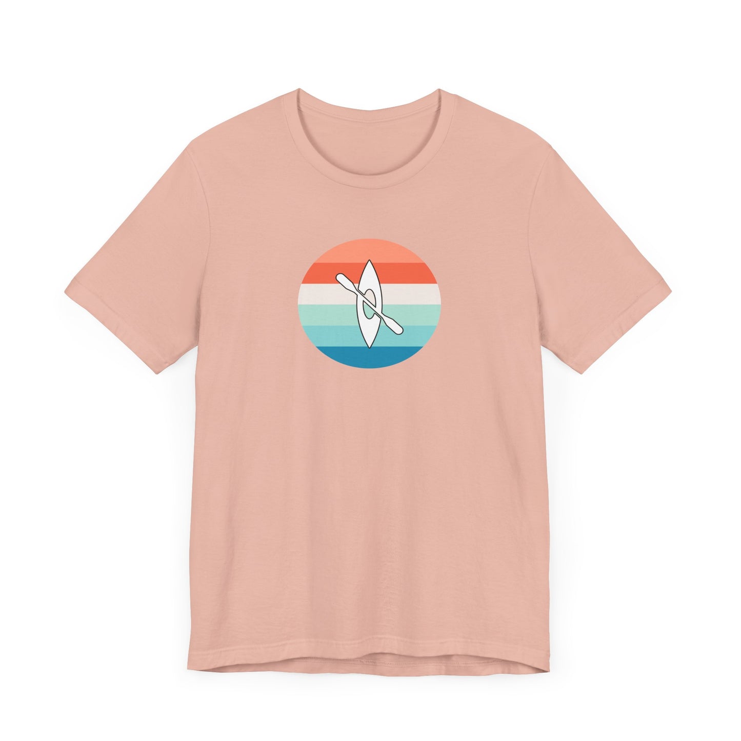 Multicolor Kayaking Jersey Short Sleeve Tee