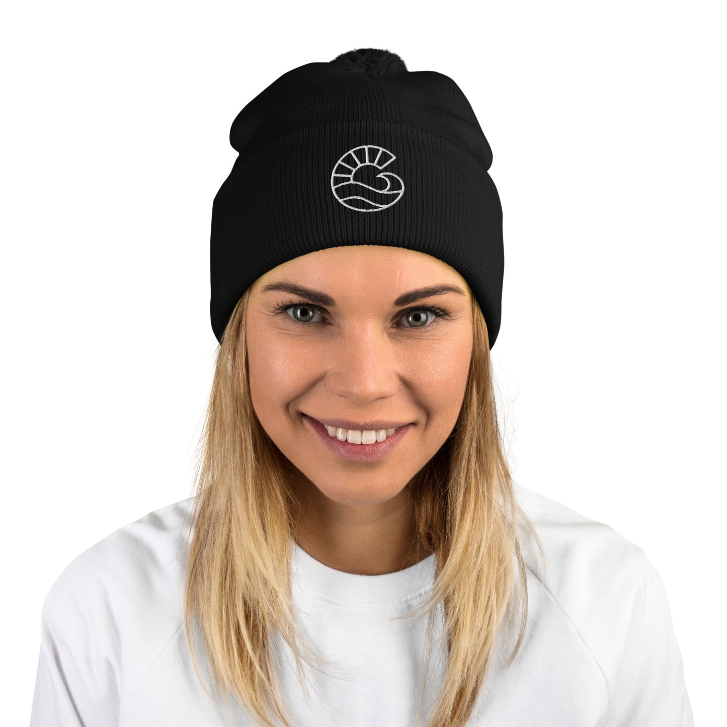 Girl Paddlers Pom-Pom Beanie