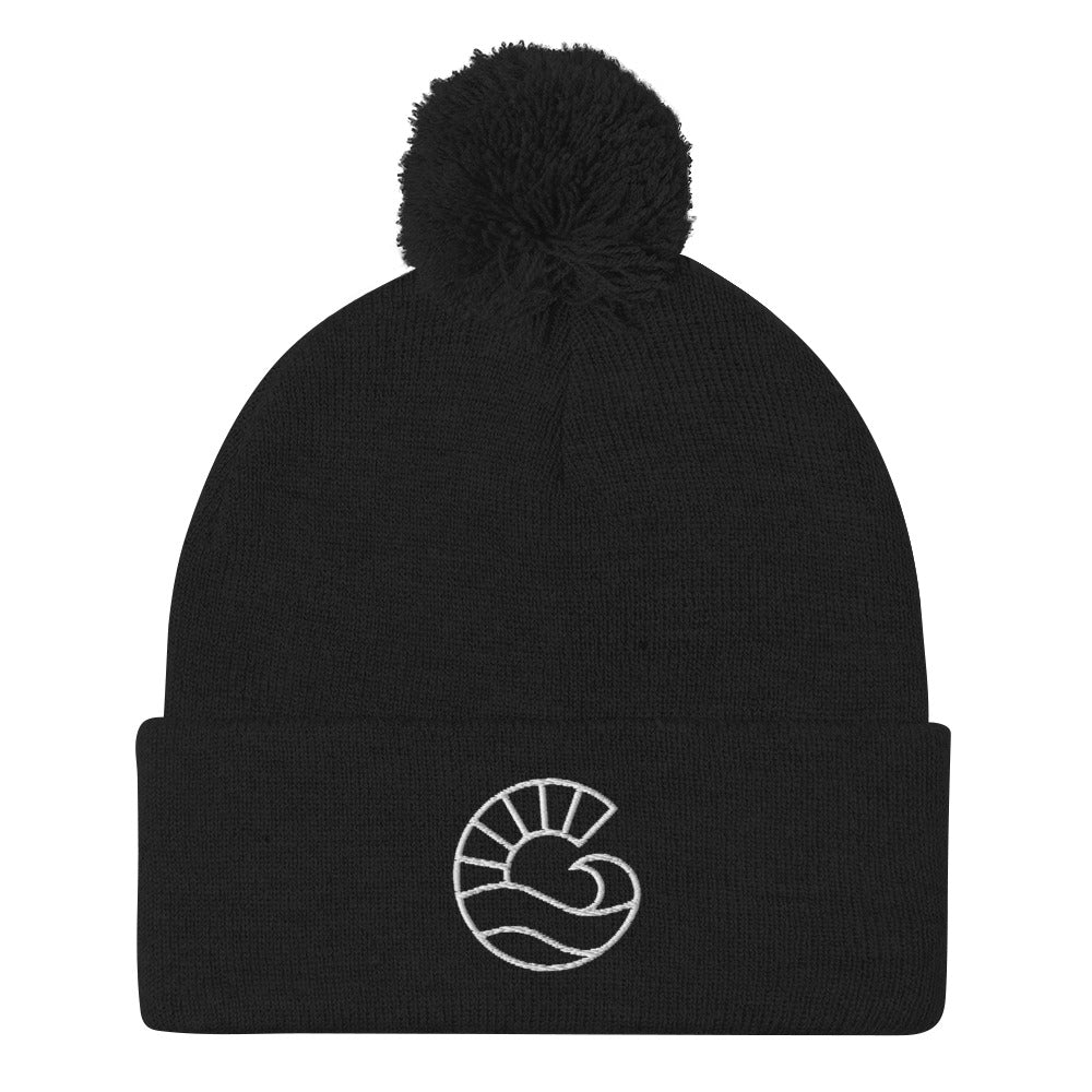 Girl Paddlers Pom-Pom Beanie