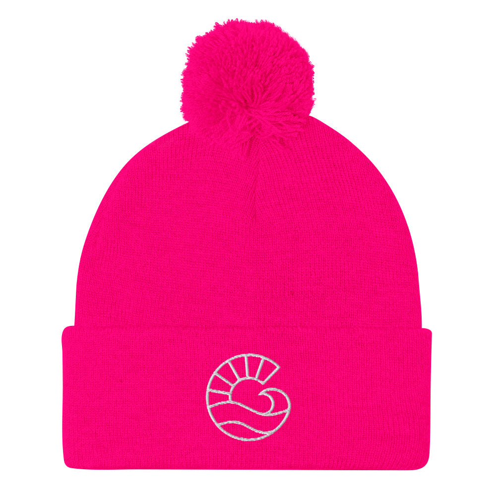Girl Paddlers Pom-Pom Beanie
