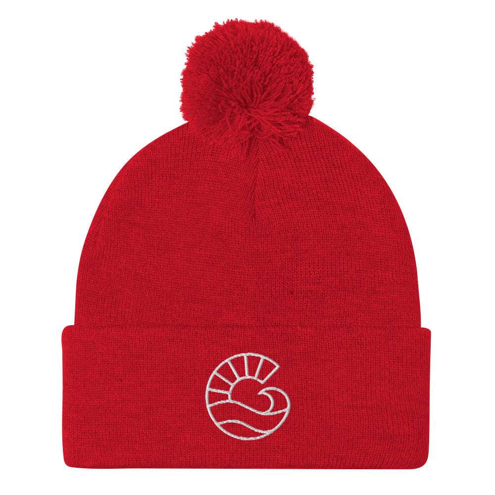 Girl Paddlers Pom-Pom Beanie